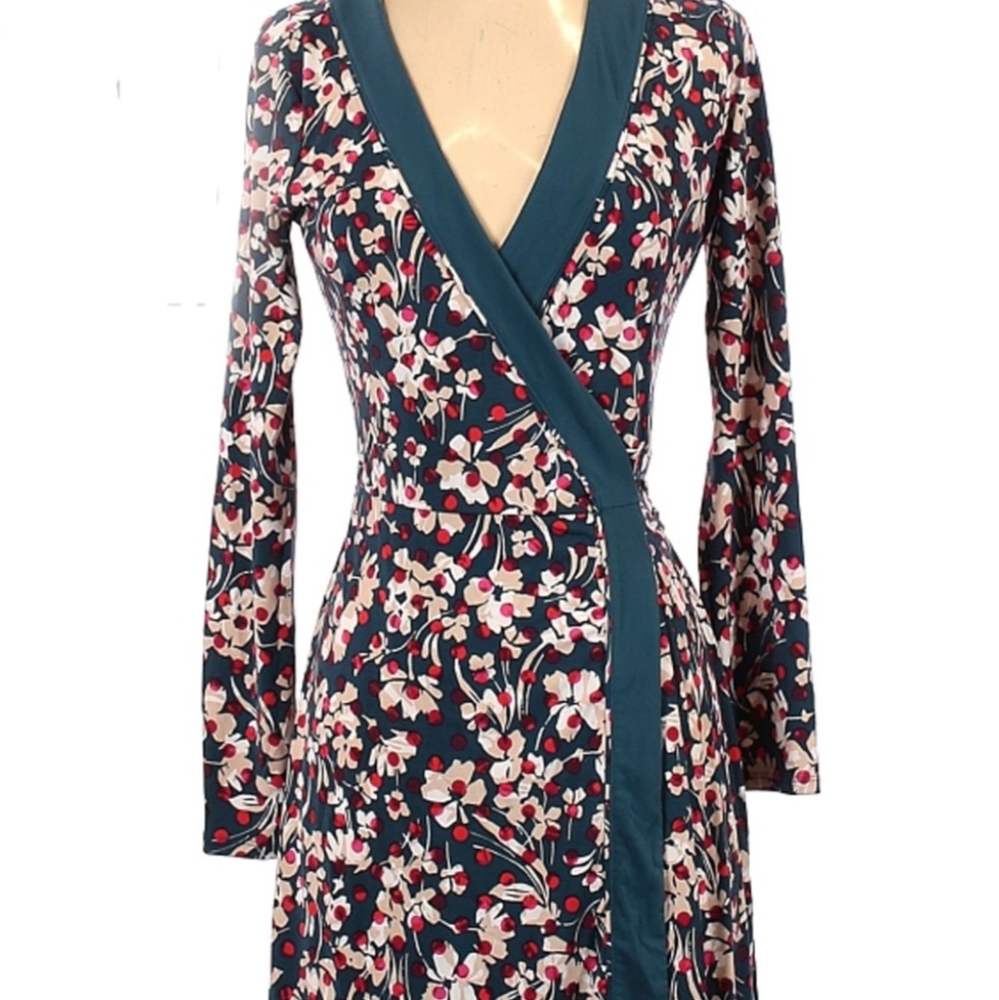 NWT Banana Republic Wrap Dress- Japanese Cherries